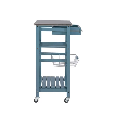 Clarke Kitchen Cart - Linon 7 Clarke Kitchen Cart - Linon - Image 5