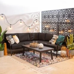 Linon Lark Aluminum Sectional Sofa Black 14 Linon Lark Aluminum Sectional Sofa Black -Linon GUEST fde16fa7 ec16 44bd 9630 0670ba6bbcbb